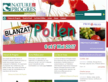 Tablet Screenshot of natureetprogres-auvergne.org